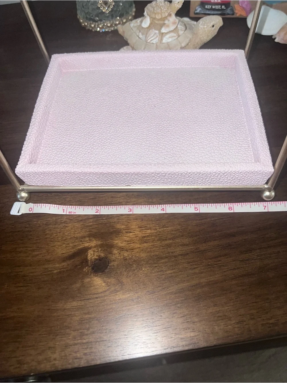 Shabby Chic Pink Jewelry Stand NWT